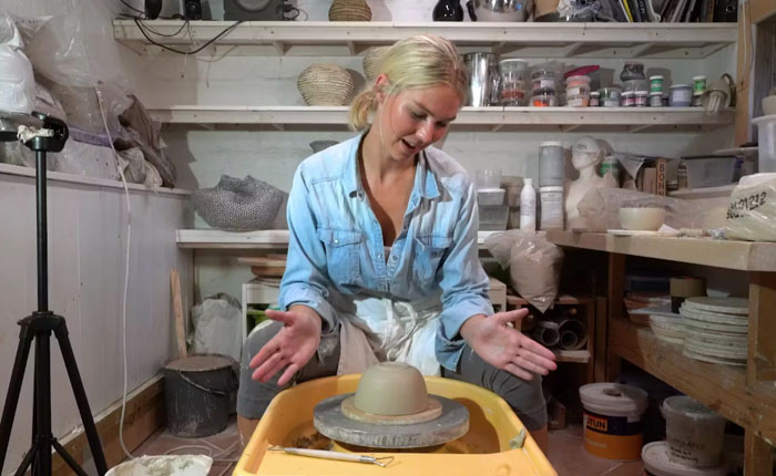 Keramikk kurs: Grunnleggende teknikk dreiing